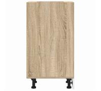 Remise 2026®Caisson de cuisine Brun - Meuble bas de cuisine - Armoire à vitrine - ""Riga"" - avec rangement - Chêne sonoma - 30 x 4