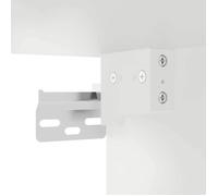 Remise 2026®Caisson haut cuisine Blanc - Meuble mural de cuisine avec porte en verre Lucca blanc 897 9027579