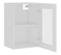 Remise 2026®Caisson haut cuisine Blanc - Vitrine suspendue ""Lyon"" Blanc 40x31x60cm - Bois d'ingénierie 710 3479343
