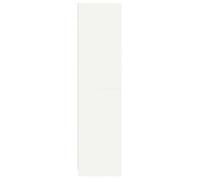 Remise 2026®Meuble vêtements Blanc - Garde-robe - grand stockage - Armoire penderie - avec tiroirs - blanc - 50x50x200cm - Bois d