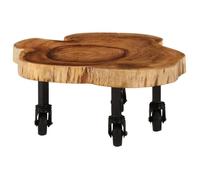 Remise 2026®Petite Table Centrale de salon Brun - Table basse - Bois d'acacia massif 60x55x25cm 960 4426441