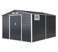 Remise à outils en métal Malmo 3,4 x 3,2 m Store Boss anthracite