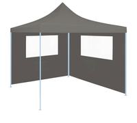 ""Remise""Anti UV/soleil, Paroi latérale de belvédère avec fenêtres 4 x 2 m Anthracite JILIMAISON20254196298