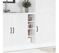 ""Remise""Armoire de plancher ""Riga"" - Buffet Bahut de cuisine/Meuble bas - blanc 20x44,5x81,5 cm JILIMAISON2025 7819602
