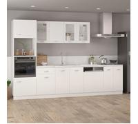 ""Remise""Armoire de rangement suspendue Pour cuisine - Meuble haut ""Lyon"" Blanc 39,5 x 31 x 60 cm ,bois d'ingénierie JILIMAISON2025