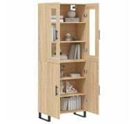 ""Remise""Armoire haute/Buffet haut - Décor salon/cuisine - Chêne sonoma 69,5 x 34 x 180 cm Bois d'ingénierie *aspect pratique6248177
