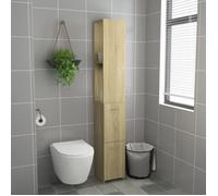 ""Remise""Armoire salle de bain - UU - Mobilier meuble de rangement chêne sonoma 25 x 26,5 x 170 cm JILIMAISON2025 64879965