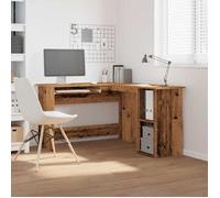 ""Remise""Bureau informatique - Table de Bureau d'angle vieu x - bois 120 x 140 x 75 cm - bois d'ingénierie JILIMAISON2025 6866509