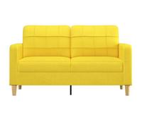 ""Remise""Canapé - CLIC-CLAC - à 2 places Jaune clair 140 cm Tissu JILIMAISON2025 28024435