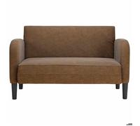""Remise""Canapé - CLIC-CLAC - causeuse marron 110 cm similicuir JILIMAISON2025 55427159
