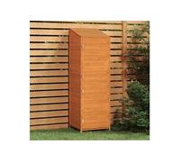 Remise de Jardin Abri de Jardin Hangar de Stockage Remise à Outils à Articles Ménagers Extérieur Marron 55x52x174,5 152189