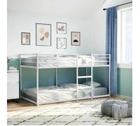 ""Remise""Lit 1 personne, Lit superposé ,sans matelas, blanc 90 x 190 cm acier JILIMAISON2025 34702777