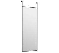 ""Remise""Miroir Décoratif, Miroir de porte Noir 30x80 cm Verre et aluminium JILIMAISON2025 8684465