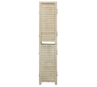 ""Remise""Séparateur de Pièce Amovible/ Cloison de séparation - 4 panneaux - 140 x 165 cm - bois de Paulownia JILIMAISON2025 64642508