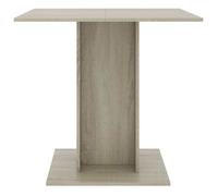 ""Remise""Table à dîner,4-8 Personnes, Chêne sonoma 80 x 80 x 75 cm Bois d'ingénierie JILIMAISON2025 57004869