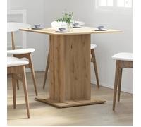 ""Remise""Table à manger,2-4 Personnes, chêne artisanal 80 x 80 x 75 cm bois d'ingénierie JILIMAISON2025 21600468