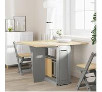 ""Remise""Table à manger,2-4 Personnes, papillon pliable Corona gris bois de pin massif JILIMAISON2025 37494158