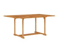 ""Remise"" Table de jardin - JILI HOT - 150 x 90 x 75 cm Bois de teck massif JM2025 7372665