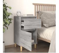 ""Remise"" Tables de chevet - 2 pcs - Décor chambre - sonoma gris 40 x 35 x 70 cm Aspect chic*85084
