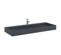 ""Remise"" Vasque - UU - 120x46x11 cm fonte minérale/marbre anthracite JILIMAISON2025 57813701