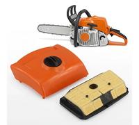 RemixAst - Filtre À Air Et Couvercle Pour Tronçonneuse Stihl MS194T, MS193T MS193TC, Filtre Purificateur D'air Pièces Filtre À Air Scie À Chaîne Accessoires(filtre À Air + Couvercle)