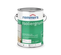 Remmers Apprêt d'étanchéité blanc (RAL 9016) - 2,5 litres - Apprêt barrière à base d'eau - Agit contre les ingrédients du bois - Empêche la décoloration jaune - Respirant