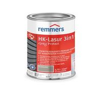Remmers HK-Lasure 3en1 Plus Gris argenté 0,75 L - bois extérieur