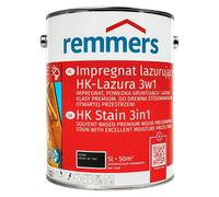 Remmers HK Lasur 5 L Ébène - Imprégnant 3-en-1 pour bois