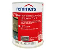 Remmers HK Lasur Grey Protect 0,75 L Gris graphite - Imprégnant 3-en-1 pour bois