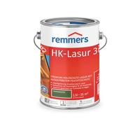 Remmers HK Lasure pour bois d'extérieur Vert sapin 2,5 l 3 couches de protection du bois avec imprégnation + apprêt + lasure Protection contre l'humidité et les UV