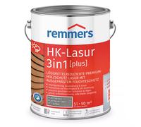Remmers HK-Lazura 3en1 Plus Platine 5 L - lasure pour bois extérieur