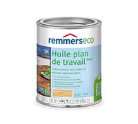 Remmers Huile plan de travail écologique Incolore, 0,75 litres, Huile pour plan de travail, ustensiles de cuisine, et meubles en bois massif exposés à d'importantes contraintes par l'eau.