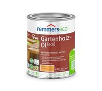 Remmers Huile pour bois de jardin [eco] mélèze intense, 0,75 l, huile mate résistante aux intempéries, pour extérieur et intérieur, idéale pour les terrasses et meubles de jardin, antidérapante