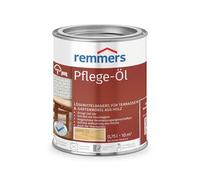 Remmers Huile soin Incolore, 0,75 litres, Huile déco pour bois intérieur et extérieur, solvantée, hydrofuge, résistante aux intempéries. Huile adaptée pour les mobiliers de jardin et les terrasses.