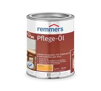 Remmers Huile soin Mélèze, 0,75 litres, Huile déco pour bois intérieur et extérieur, solvantée, hydrofuge, résistante aux intempéries. Huile adaptée pour les mobiliers de jardin et les terrasses.