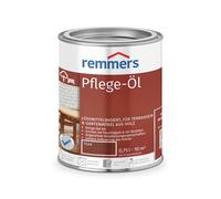 Remmers Huile soin Teck, 0,75 litres, Huile déco pour bois intérieur et extérieur, solvantée, hydrofuge, résistante aux intempéries. Huile adaptée pour les mobiliers de jardin et les terrasses.