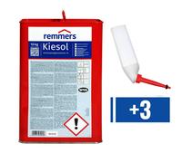 Remmers Kiesol SET étanchéité concentré de silicification 1K, 10 Kg + 3 cartouches 310ML