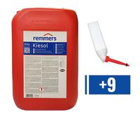 Remmers Kiesol SET étanchéité concentré de silicification 1K, 30 Kg + 9 cartouches 310 ML