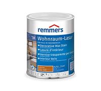 Remmers Lasure Bois intérieurs Cerisier, 0,75 litres, Aqueuse, pour les bois intérieurs. Contient de la résine naturelle et de l'huile de lin. Pour les meubles, sols, escaliers.