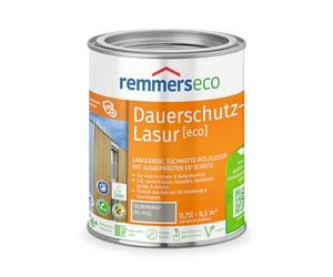Remmers Lasure de protection durable [eco] gris argenté, 0,75 l, durable, protection contre les UV et l'humidité, pour l'intérieur et l'extérieur, protection contre les rayons UV et l'humidité