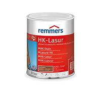 Remmers Lasure HK Châtaigne, 0,75 litres, Lasure bois Premium, décorative, solvantée, pour l'extérieur. Triple protection avec imprégnation, primaire, lasure.
