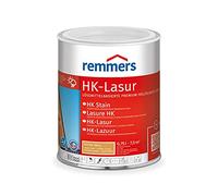 Remmers Lasure HK Chêne clair, 0,75 litres, Lasure bois Premium, décorative, solvantée, pour l'extérieur. Triple protection avec imprégnation, primaire, lasure.