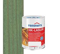 Remmers Lasure HK Vert sapin, 0,75 litres, Lasure bois Premium, décorative, solvantée, pour l'extérieur. Triple protection avec imprégnation, primaire, lasure.