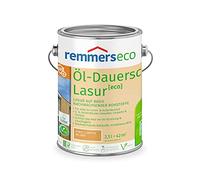 Remmers Lasure huile écologique Mélèze, 2,5 litres, Lasure écologique aqueuse pour bois, protection longue durée pour intérieur et extérieur, durable, végane, sans danger pour les abeilles.