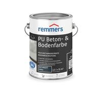 Remmers Peinture PU pour béton et sol anthracite, 2,5 litres, Peinture pour sol et béton, Résistante aux contraintes et aux produits chimiques