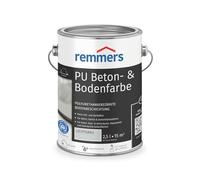 Remmers Peinture PU pour béton et sol gris clair, 2,5 litres, Peinture pour sol et béton, Résistante aux contraintes et aux produits chimiques