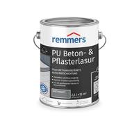 Remmers Revêtement PU pour béton et pavés anthracite, 2,5 litres, Peinture pour sol et béton, Lasure résistante à la lumière, pour pavés et supports minéraux