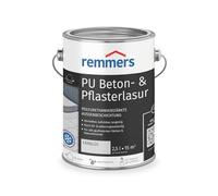Remmers Revêtement PU pour béton et pavés transparent, 2,5 litres, Peinture pour sol et béton, Lasure résistante à la lumière, pour pavés et supports minéraux