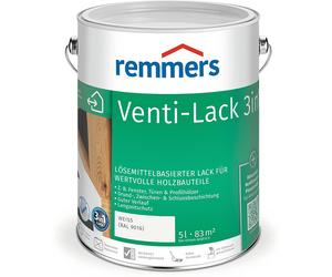 Remmers VENTI-LACK Peinture opaque pour bois Blanc 5 L