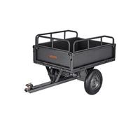 Remorque à Benne Basculante Capacité 226,8kg Avec Pneus 35,56cm Construction Robuste